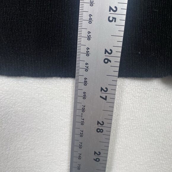 LOFT Black Sweater Beaded Peter Pan Collar Keyhole Back Size M - Picture 12 of 13